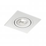 Встраиваемый светильник PRIME, GU5.3, до 15 Вт, LED, IP20, белый, алюминий