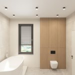 Накладной влагостойкий светильник AQUA, GX53, до 15 Вт, LED, IP44, черный, алюминий, акрил