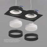 Встраиваемый светильник Denkirs DK2092-BK FLAT