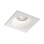 Встраиваемый влагозащищённый светильник COVE, IP44, до 15 Вт LED, GU10, алюминий, белый