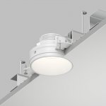 Встраиваемый светильник для ГКЛ SPOT HIDE, до 15 Вт LED, GU10, IP20, алюминий, белый