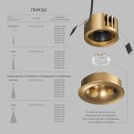 DK2430-SB Встраиваемый светильник SHINE GLOW 15Вт, 3000-4000К, IP20, сатин. латунь, алюминий