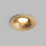 DK2430-SB Встраиваемый светильник SHINE GLOW 15Вт, 3000-4000К, IP20, сатин. латунь, алюминий