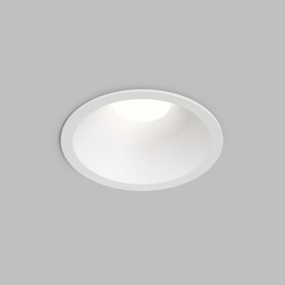 DK2431-WH Встраиваемый светильник SHINE GLOW 15Вт, 3000-4000К, IP20, белый матовый, алюминий