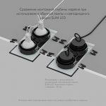 Встраиваемый влагозащищенный светильник PORT, 2?15 Вт макс., LED, GU5.3, IP65, корпус из полимера, цвет чёрный