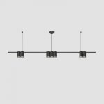 Потолочный подвесной светильник Denkirs DK4063-BK Orbit