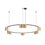 Потолочный подвесной светильник Denkirs DK4067-BK+SG Orbit