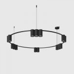 Потолочный подвесной светильник Denkirs DK4067-BK Orbit