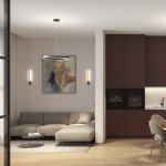 Светильник настенный TRIXRAY, 3Вт, 450?мм, 3000К, алюминий, черный