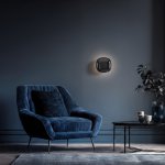 Светильник настенный GLOSSA, 9 Вт, 3000K, 212?164?69 мм, алюминий, хром
