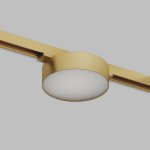 DK5962-SB Светильник трековый SHINE FLOW ZigBee, 48В, 8Вт, 2700-6000K, IP20, сатин. латунь, алюминий