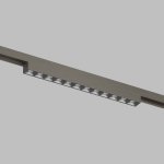 DK5971-DN Светильник трековый SHINE GRILL ZigBee, 48В, 10Вт, 2700-6000K, IP20, темный никель, алюминий