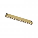 DK5971-SB Светильник трековый SHINE GRILL ZigBee, 48В, 10Вт, 2700-6000K, IP20, сатин. латунь, алюминий
