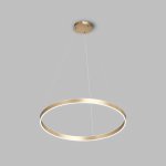 Светильник подвесной RAYDIA, 40 Вт, 3000–4000К, ?600?1500 мм, металл+акрил, матовое золото, свет вве