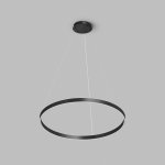 Светильник подвесной RAYDIA, 60 Вт, 3000–4000К, ?800?1500 мм, металл+акрил, черный, свет вверх/вниз