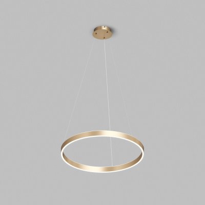 Светильник подвесной RAYDIA, 60 Вт, 3000–4000К, ?800?1500 мм, металл+акрил, матовое золото, свет вверх/вниз Светильник подвесной RAYDIA, 60 Вт, 3000–4000К, ?800?1500 мм, металл+акрил, матовое золото, свет вверх/вниз