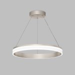 Подвесной светильник RING, ?600 мм, LED, 38Вт, 4000К, алюминий+акрил, сатин. никель