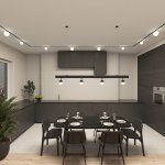 Светильник на шине Denkirs DK8055-BK SMART MOON