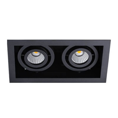 DL 3015 black светильник встраиваемый Italline