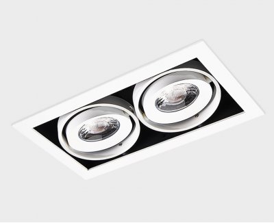 DL 3033 white 4000K светильник встраиваемый поворотный