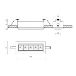 Светильник DesignLed DL-UM9 DesignLed DL-9398-5-WW