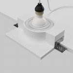 Встраиваемый светильник Maytoni DL006-GU10-RD-W Gyps Modern