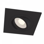 Светильник встраиваемый Maytoni DL024-2-01B черный