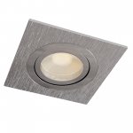 Светильник встраиваемый Maytoni DL024-2-01S никель