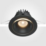 Встраиваемый светильник Maytoni DL031-L12W3K-D-B Yin