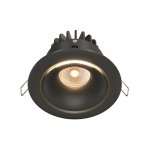 Встраиваемый светильник Maytoni DL031-L12W3K-D-B Yin