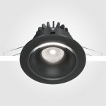 Встраиваемый светильник Maytoni DL031-L12W4K-D-B Yin