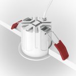 Встраиваемый светильник Maytoni DL043-01-10W4K-D-RD-WB Alfa LED