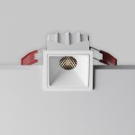 Встраиваемый светильник Maytoni DL043-01-10W4K-SQ-W-1 Alfa LED