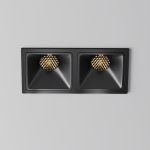 Встраиваемый светильник Maytoni DL043-02-10W3K-SQ-B-1 Alfa LED