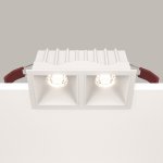Встраиваемый светильник Maytoni DL043-02-10W4K-D-SQ-W Alfa LED