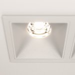 Встраиваемый светильник Maytoni DL043-02-10W4K-D-SQ-W Alfa LED