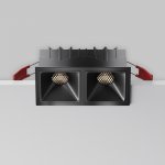 Встраиваемый светильник Maytoni DL043-02-10W4K-SQ-B-1 Alfa LED