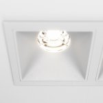 Встраиваемый светильник Maytoni DL043-02-10W4K-SQ-W Alfa LED