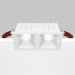 Встраиваемый светильник Maytoni DL043-02-10W4K-SQ-W Alfa LED