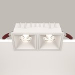 Встраиваемый светильник Maytoni DL043-02-15W4K-SQ-W Alfa LED