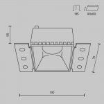 Встраиваемый светильник Maytoni DL051-01-GU10-SQ-WS Share