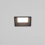 Встраиваемый светильник Maytoni DL056-8W3-4-6K-B Okno