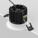 Встраиваемый светильник Maytoni DL058-12W-DTW-W Round