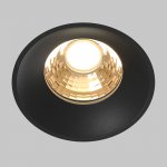 Встраиваемый светильник Maytoni DL058-12W2.7K-TRS-B Round