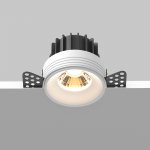 Встраиваемый светильник Maytoni DL058-12W2.7K-TRS-W Round