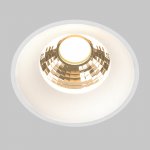 Встраиваемый светильник Maytoni DL058-12W2.7K-TRS-W Round