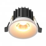 Встраиваемый светильник Maytoni DL058-12W2.7K-W Round
