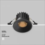 Встраиваемый светильник Maytoni DL058-12W3K-B Round