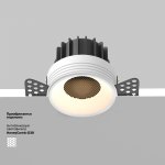 Встраиваемый светильник Maytoni DL058-12W3K-TRS-W Round