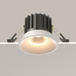 Встраиваемый светильник Maytoni DL058-12W3K-W Round